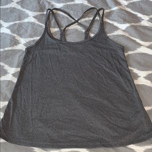 Grey athletic tank